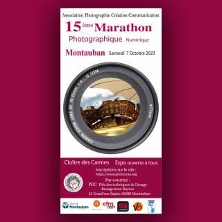 15ème #Marathon #photographique #numérique Samedi 07 octobre 2023 Cloître des Carmes - Jardin de Simple - #Montauban ℹ️ Information : https://urlz.fr/nLWt