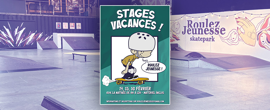 Stages Vacances Skateboard